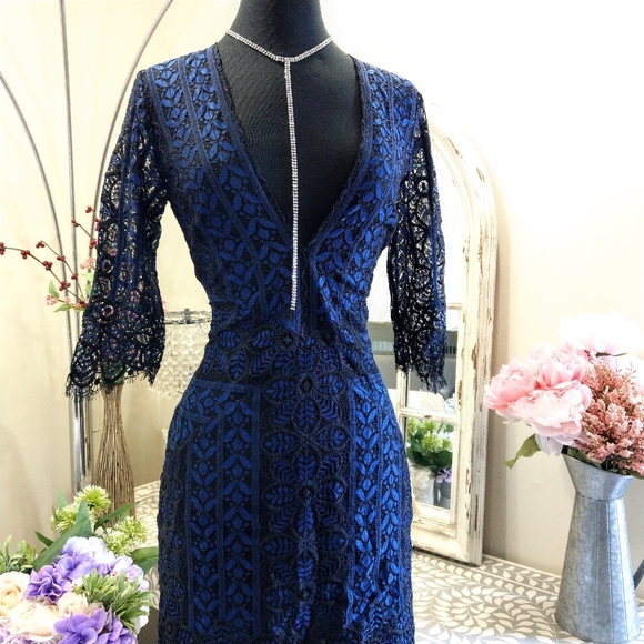 🍒NWT🍒 FREE PPL X FOR LOVE & LEMONS COCKTAIL DRESS - Picture 10 of 13